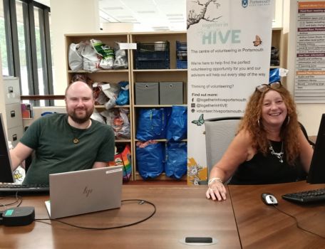 Helpdesk Advisors at the Hive ready to help